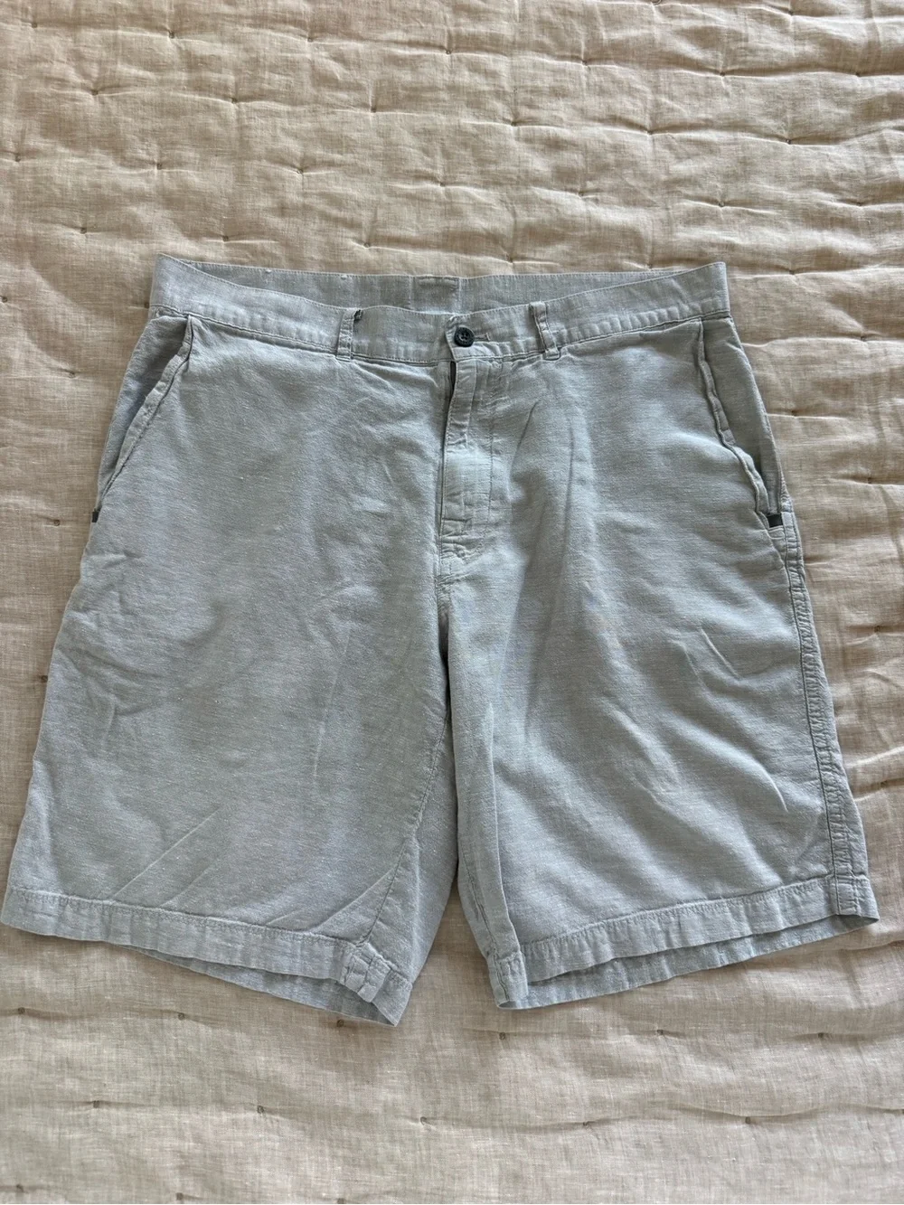 Patagonia Back Step Linen Cotton Lightweight Shorts Size 33